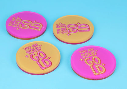 Solid Gold Coaster