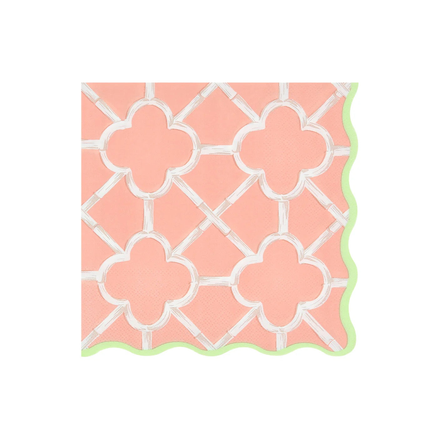 Bamboo Pattern Cocktail Napkins