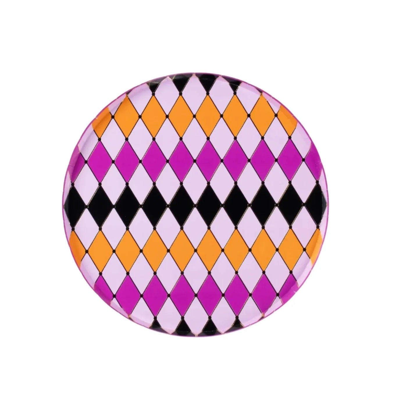 Halloween Diamond Dinner Plates