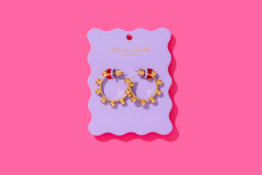 Dottie Gold Hoop