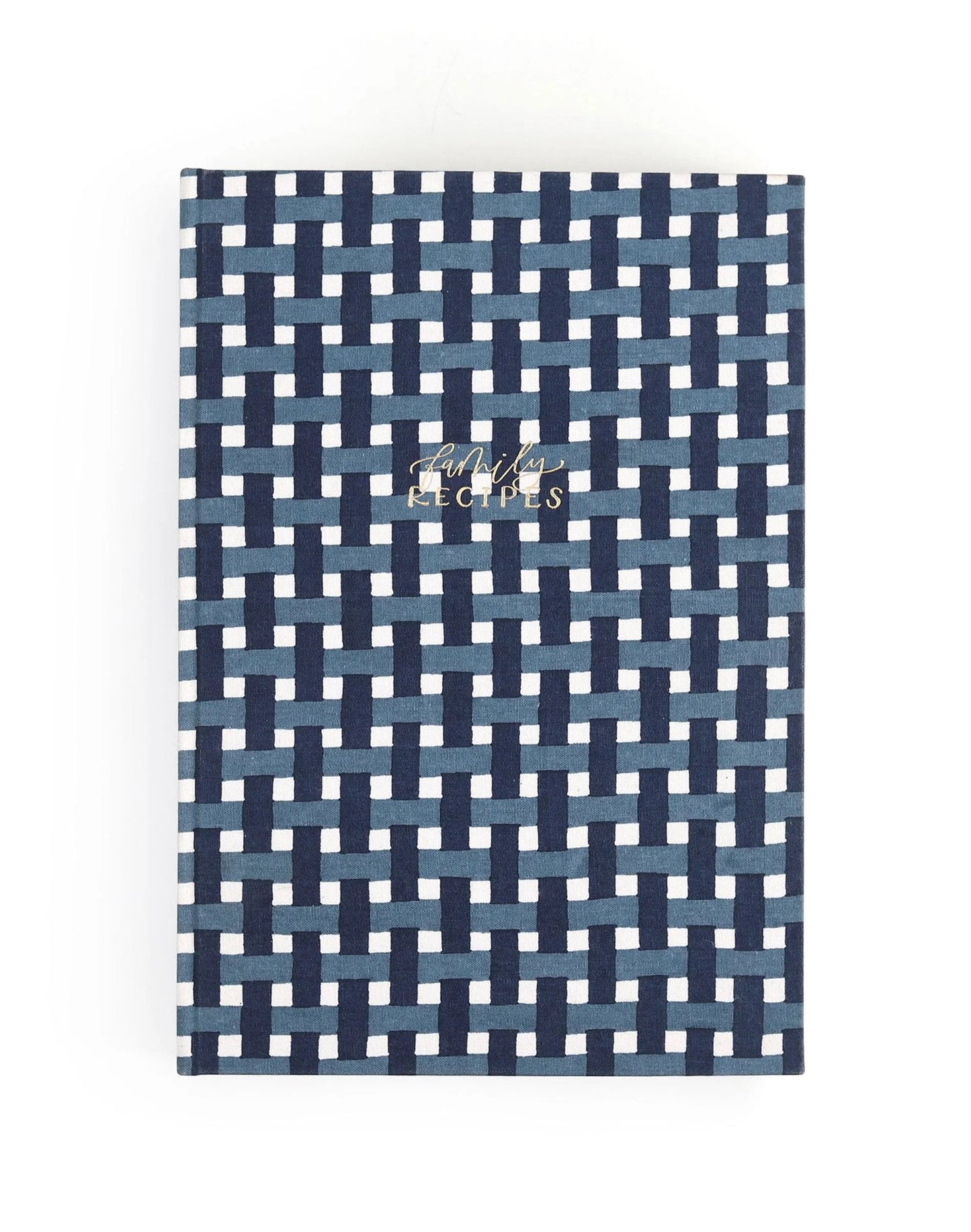 Heirloom Recipe Book | Navy Gingham
