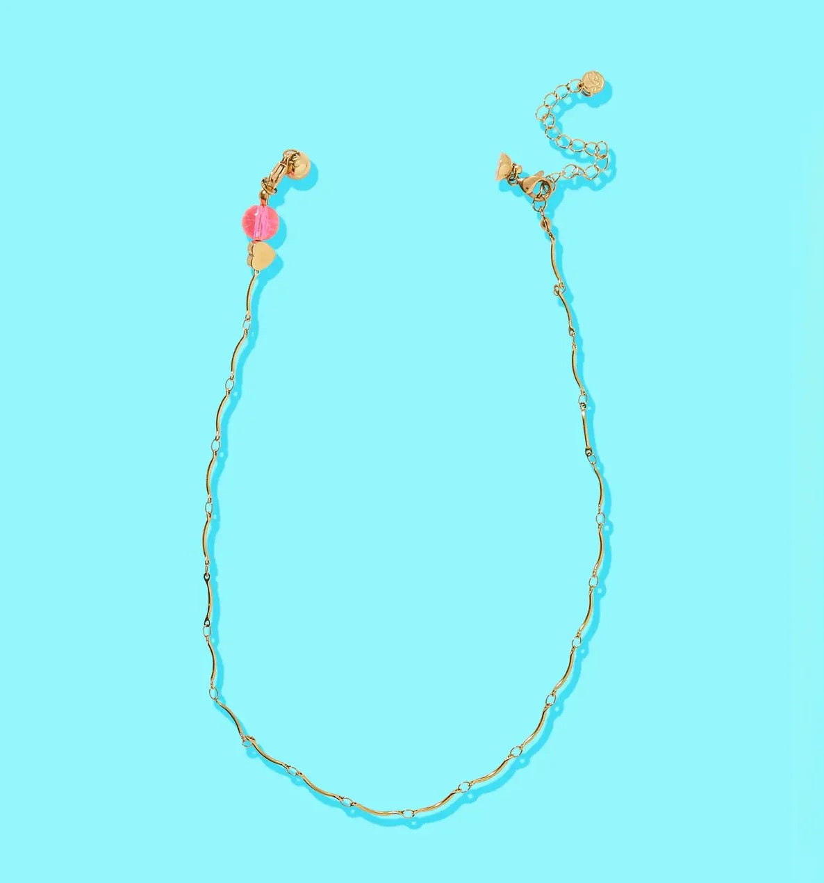 Faye Wavy Necklace | Gold