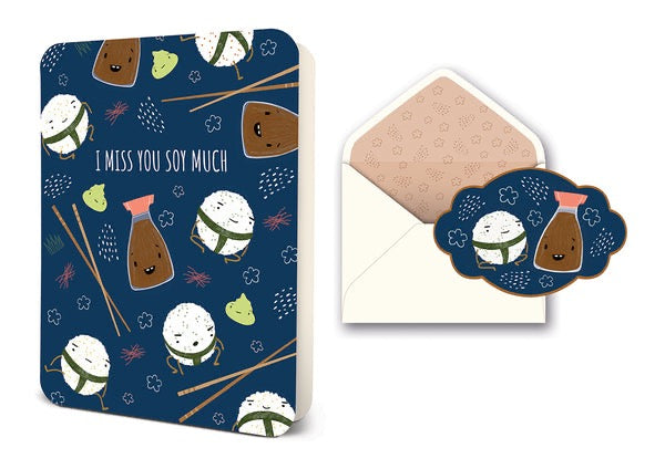 Miss You Soy Much Card