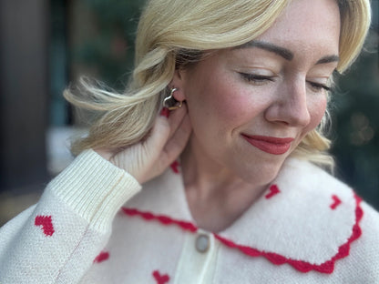 Florence Heart Huggie