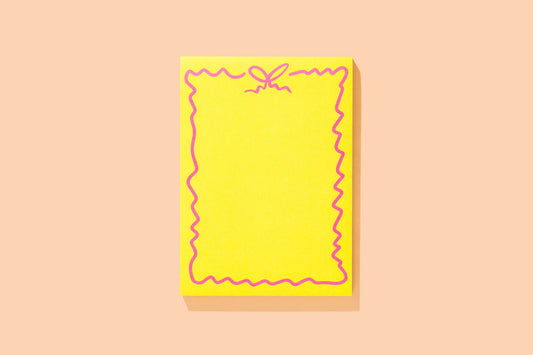 Vibrant Bow Notepad