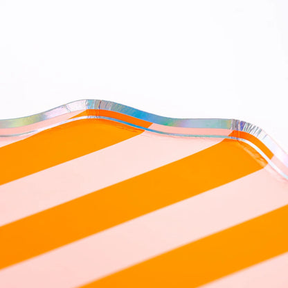 Spooky Stripes Dessert Plates