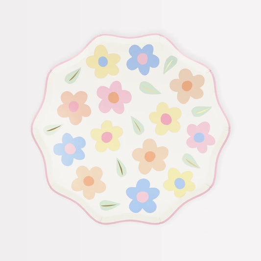 Happy Flowers Dessert Plates