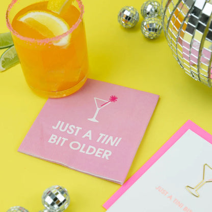 A Tini Bit Older Cocktail Napkins