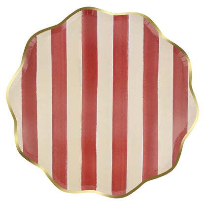 Fall Stripes Dinner Plates