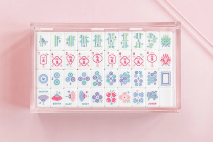 Classic Mahjong Tile Set | Rose