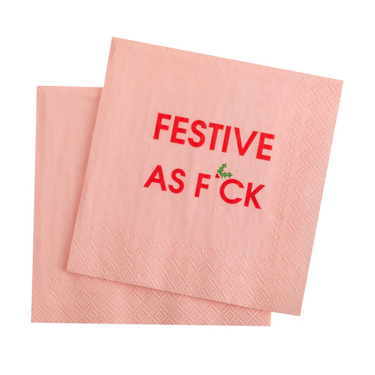 Festive AF Cocktail Napkins