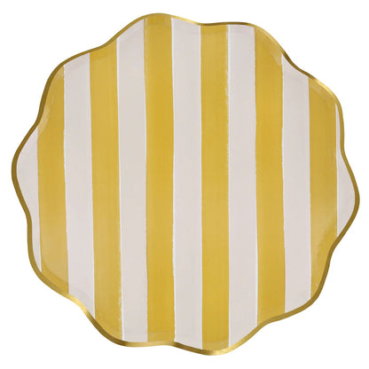 Fall Stripes Dinner Plates