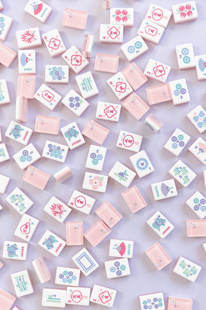 Classic Mahjong Tile Set | Rose