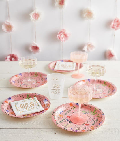 Boho Flowers Plates