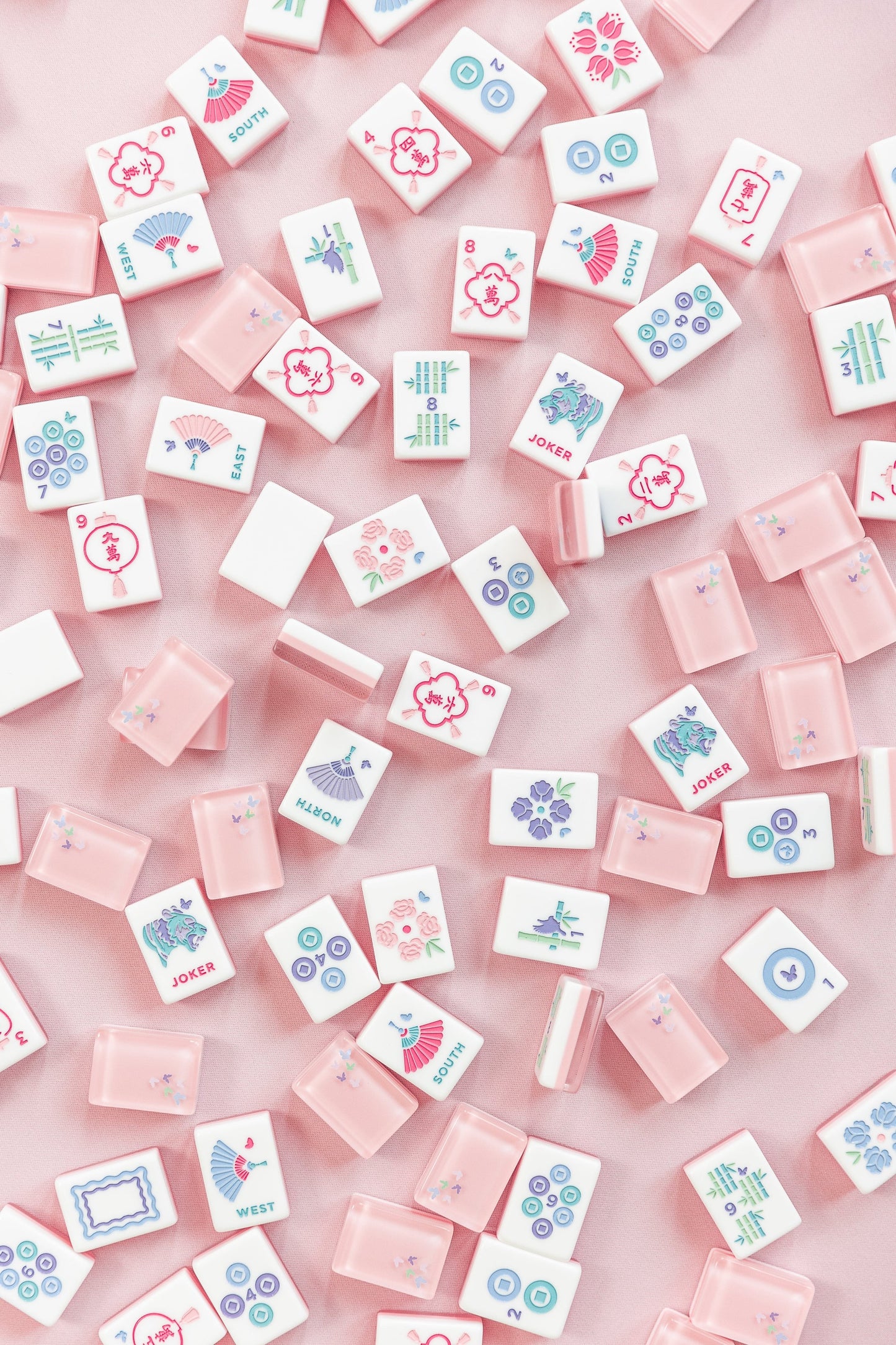 Classic Mahjong Tile Set | Rose
