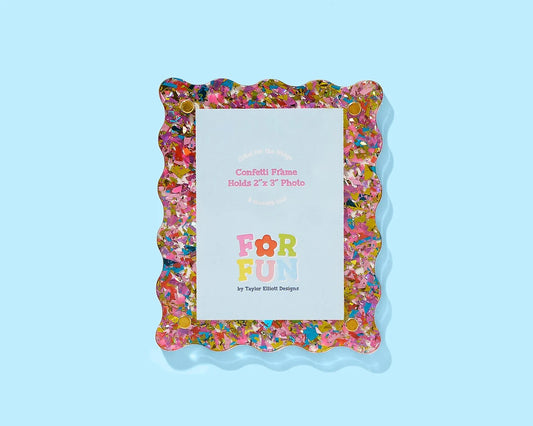 Magnetic Glitter Frame | Happy Confetti