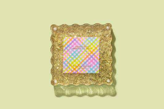 Gold Confetti Frame | Small