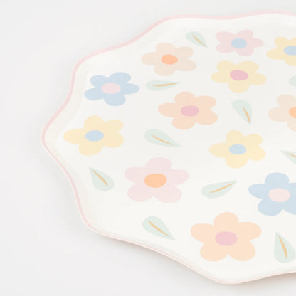 Happy Flowers Dessert Plates
