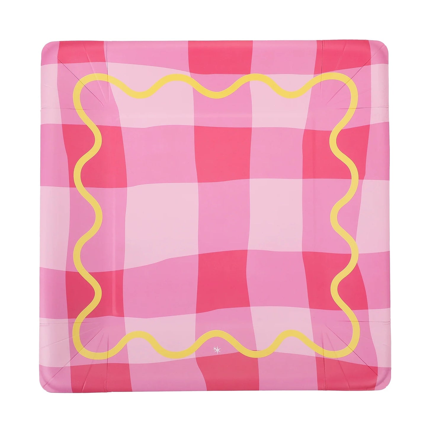Colorwave Gingham Dinner Plates