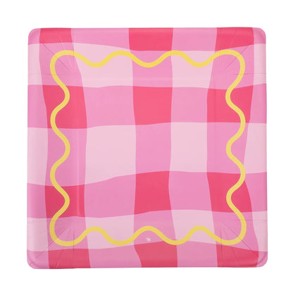 Colorwave Gingham Dinner Plates