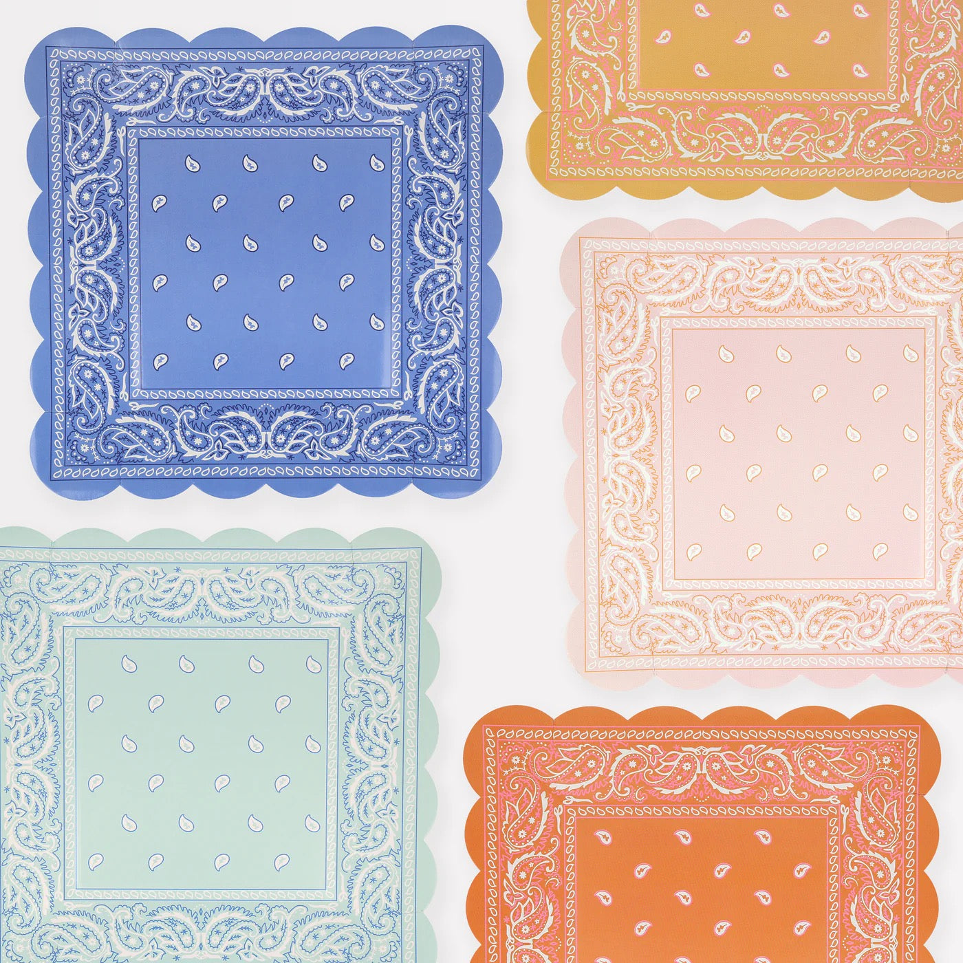 Western Bandana Plates