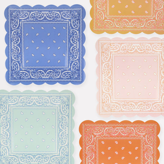 Western Bandana Plates