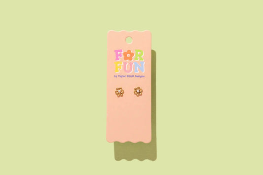 Fiona Flower Studs