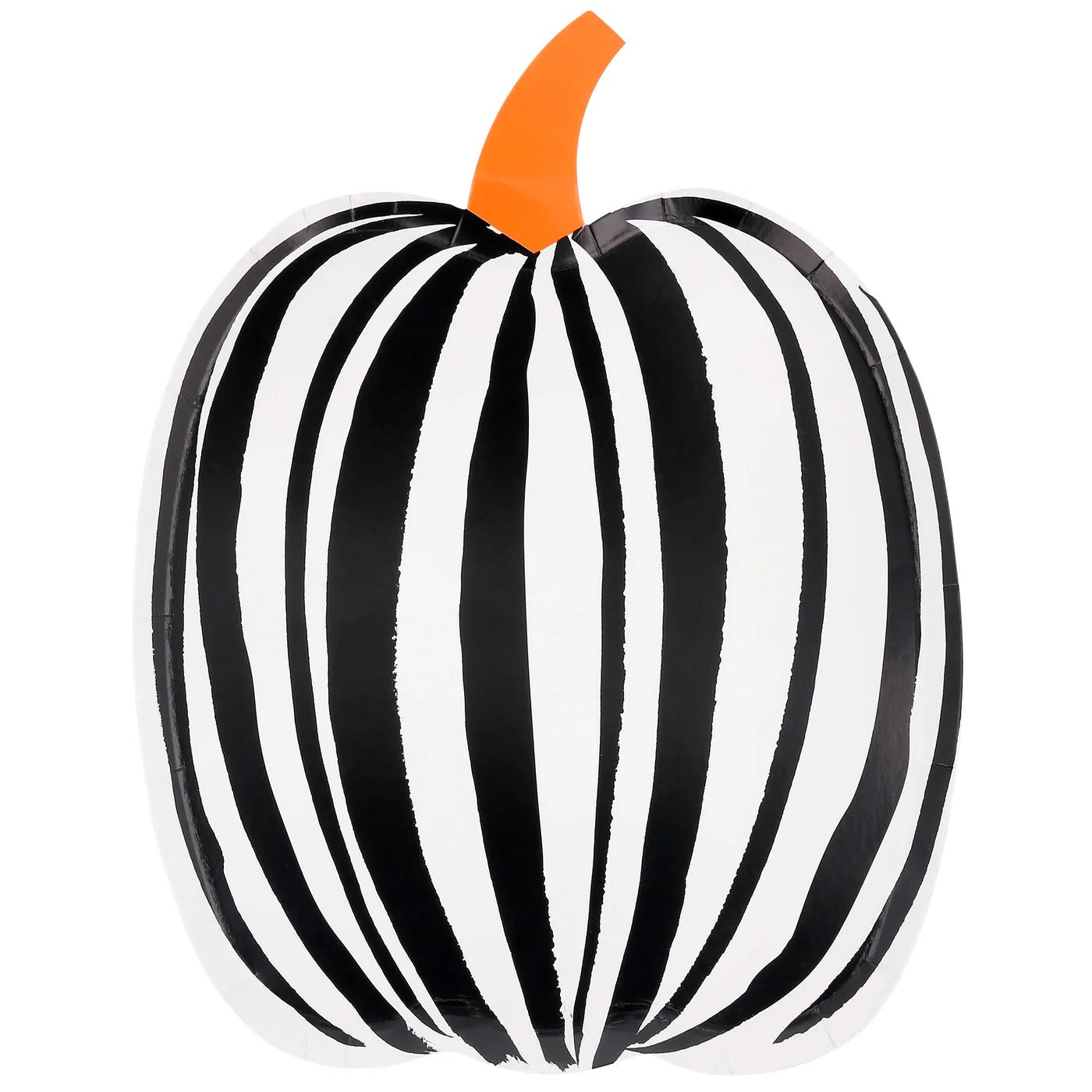 Stripe Pumpkin Plates