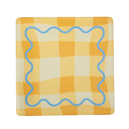 Colorwave Gingham Dinner Plates
