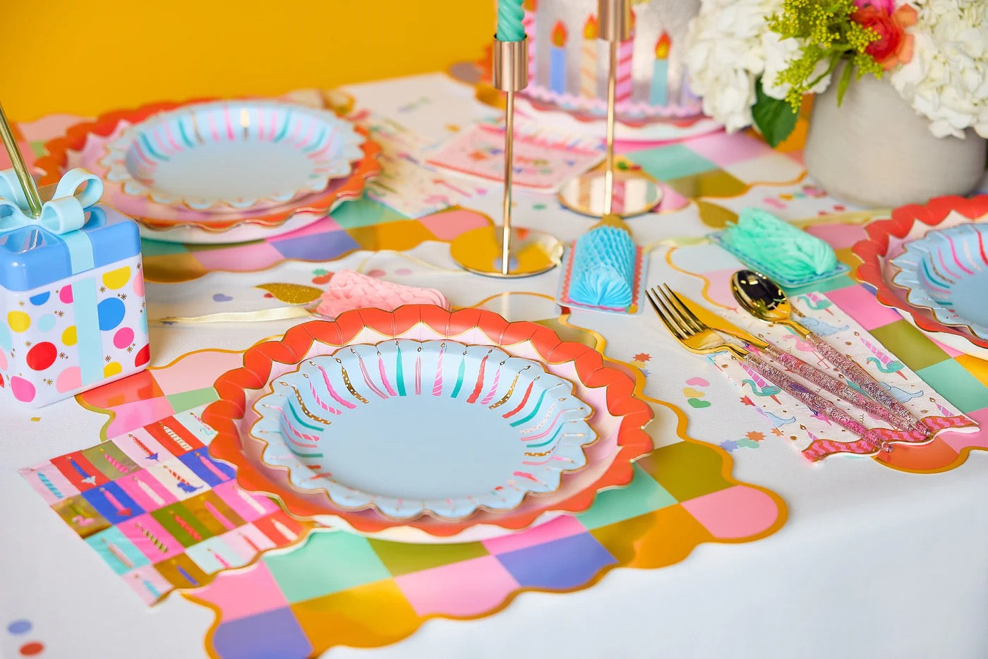 Birthday Wishes Dessert Plate