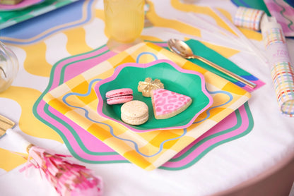 Colorwave Gingham Dinner Plates
