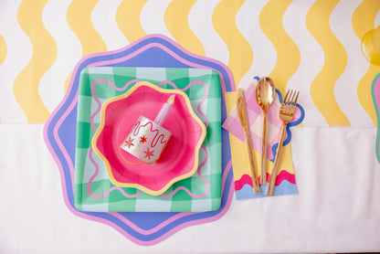 Colorwave Gingham Dinner Plates