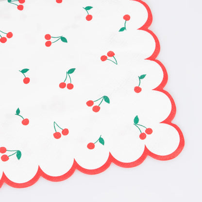 Cherry Dinner Napkins