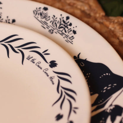 'Til The Cows Come Home Salad Plate | Melamine