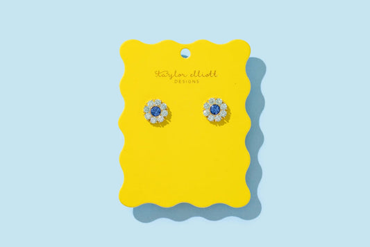 Caroline Stud | Blue
