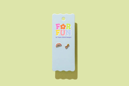 Sarah Star + Rainbow Studs