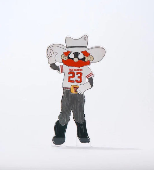 Raider Red Acrylic Shelfie