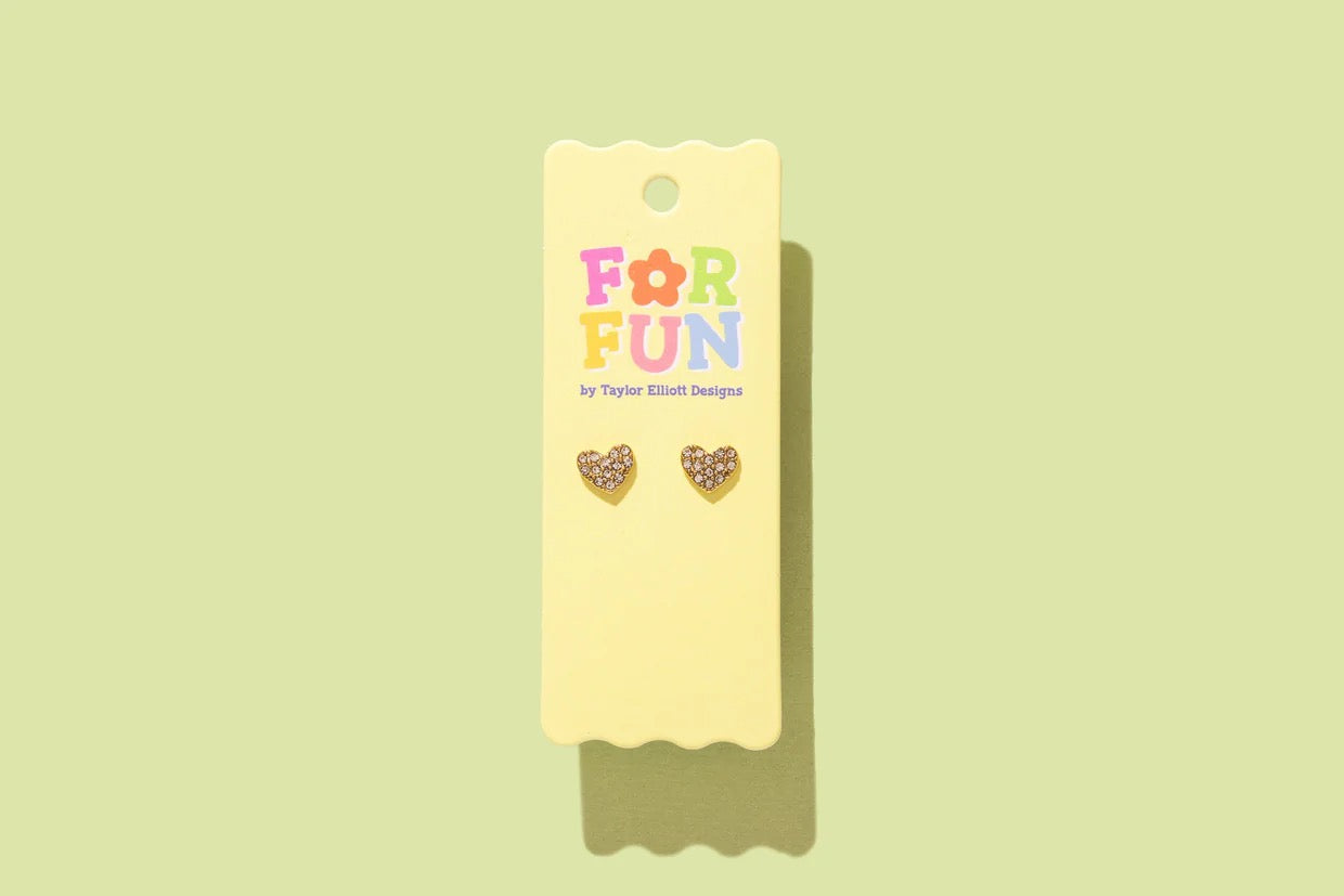 Phoebe Heart Studs