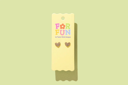 Phoebe Heart Studs