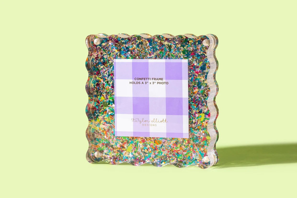 Colorful Confetti Frame - Small