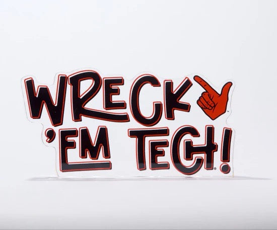 Wreck 'Em Tech Acrylic Shelfie