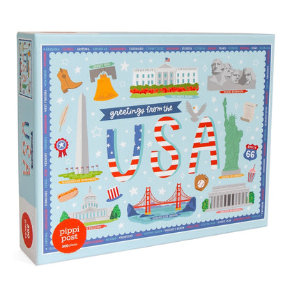 Greetings From The USA Puzzle