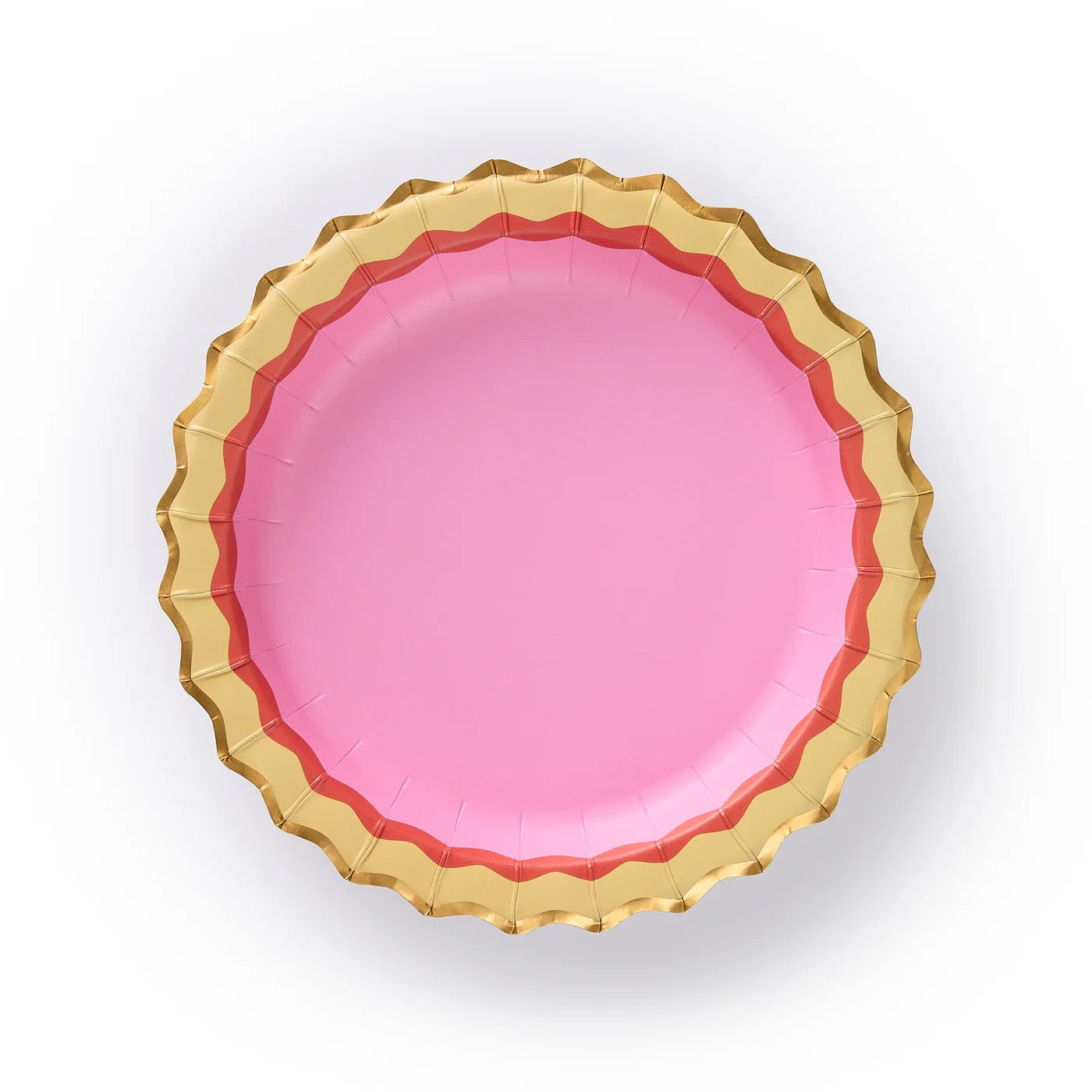 Rainbow Ric Rac Dessert Plates