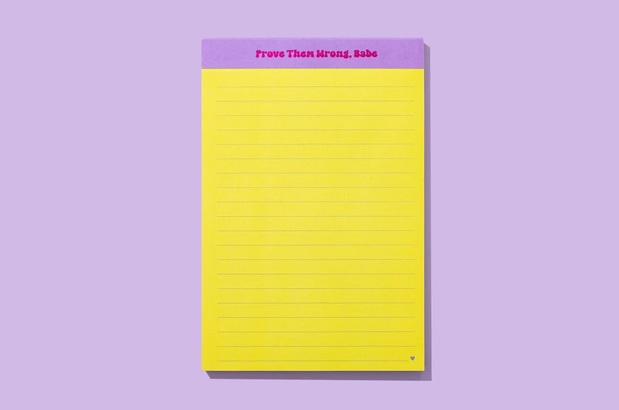 List Pad - Prove Them Wrong