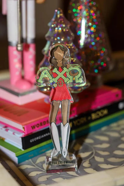 Alpha Chi Omega Acrylic Shelfie
