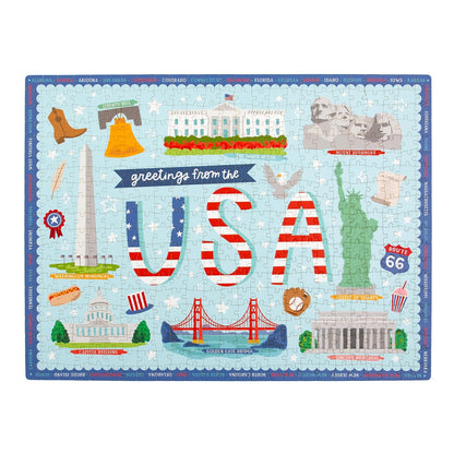 Greetings From The USA Puzzle