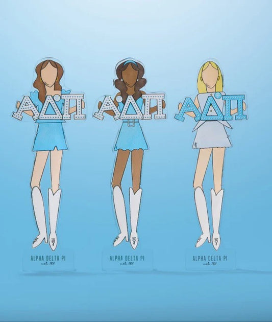 Alpha Delta Pi Acrylic Shelfie