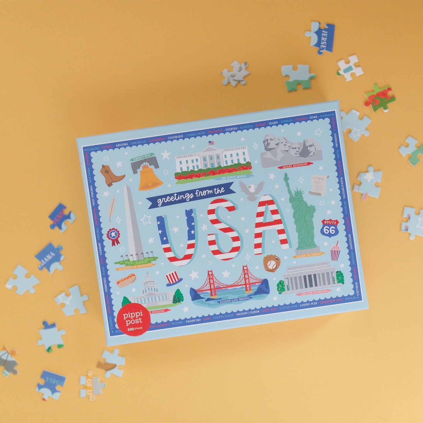 Greetings From The USA Puzzle