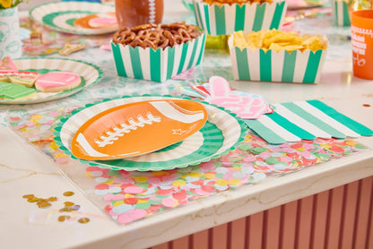 Striped Snack Trays