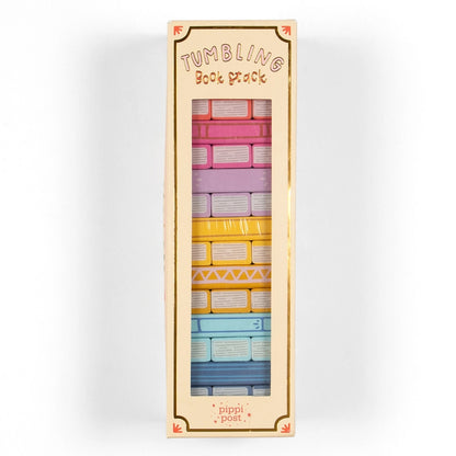 Tumbling Book Stack Game